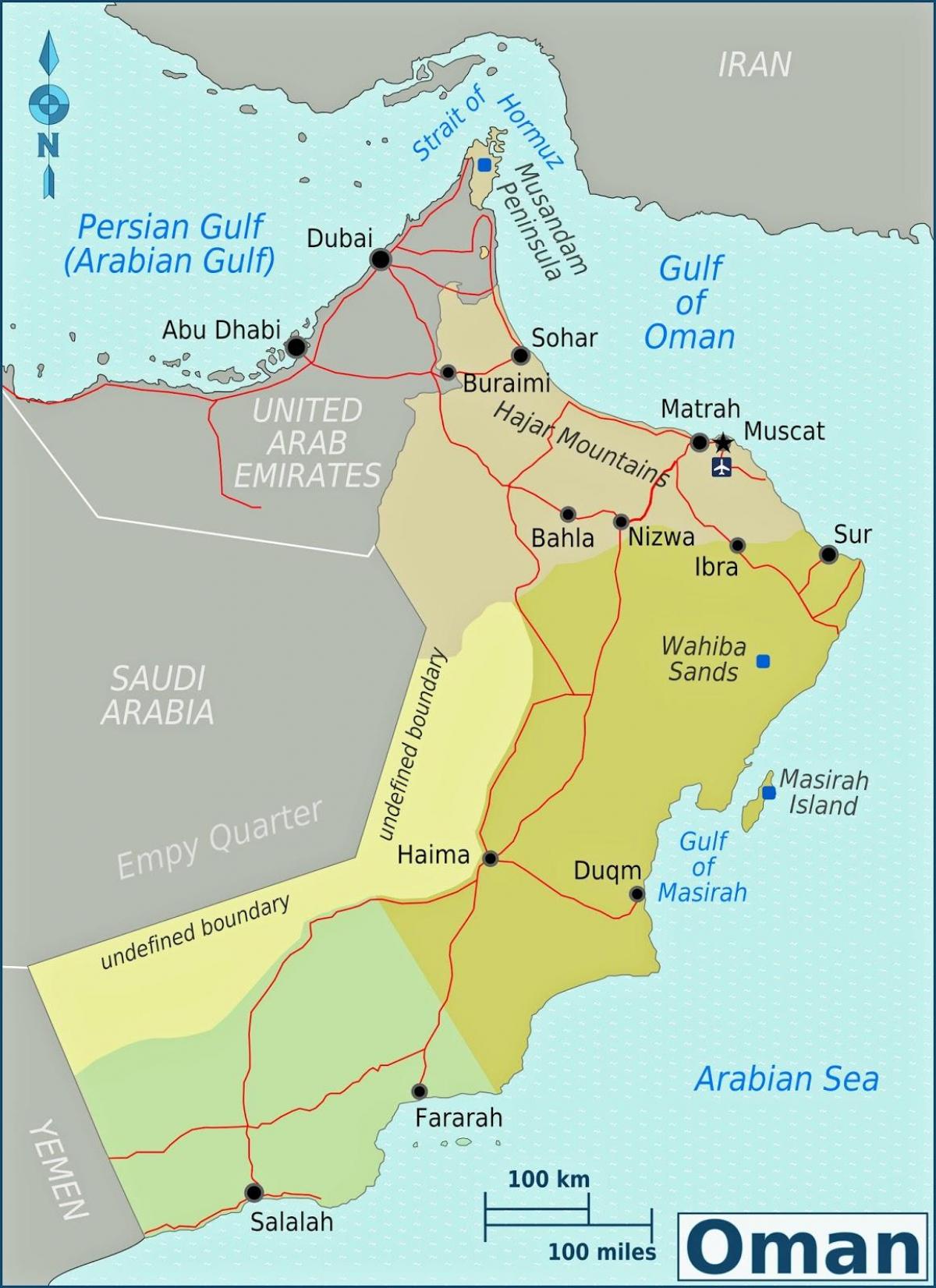mappa di duqm Oman