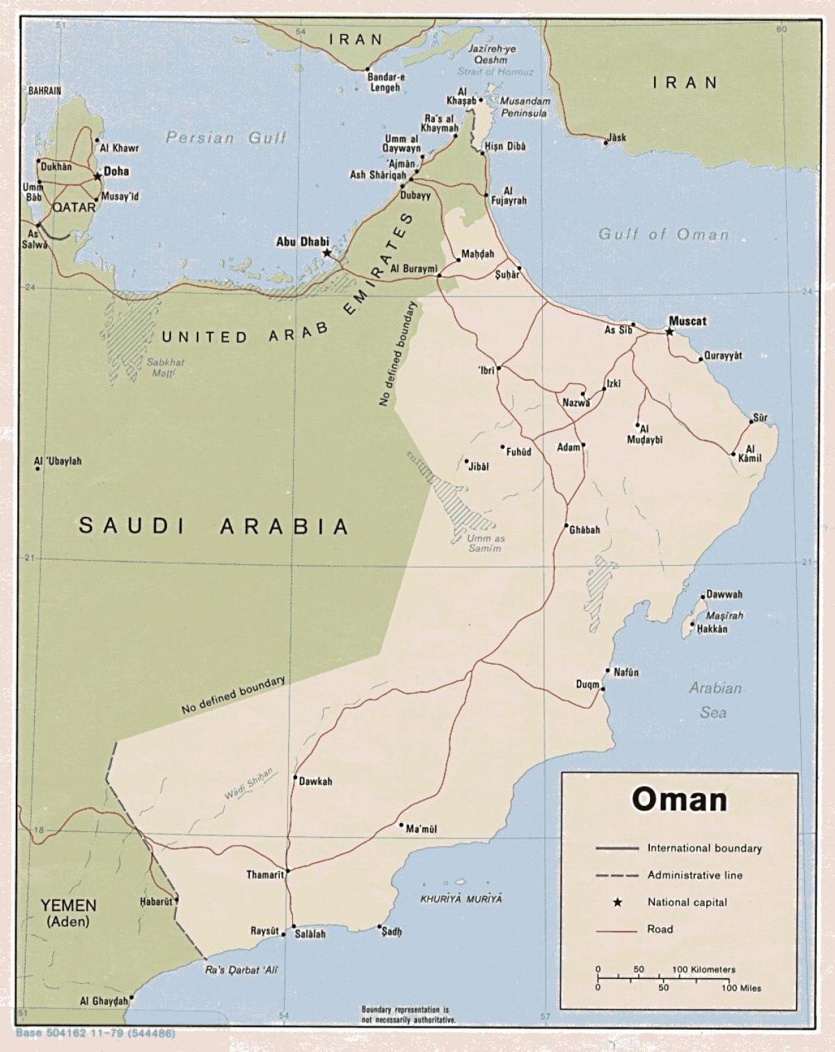 mappa di sohar, Oman