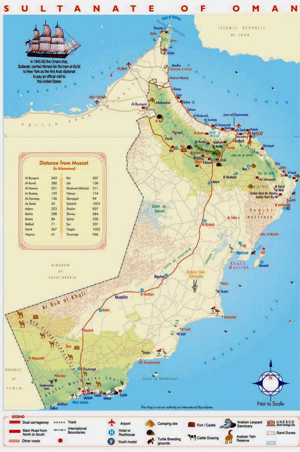 Oman mappa