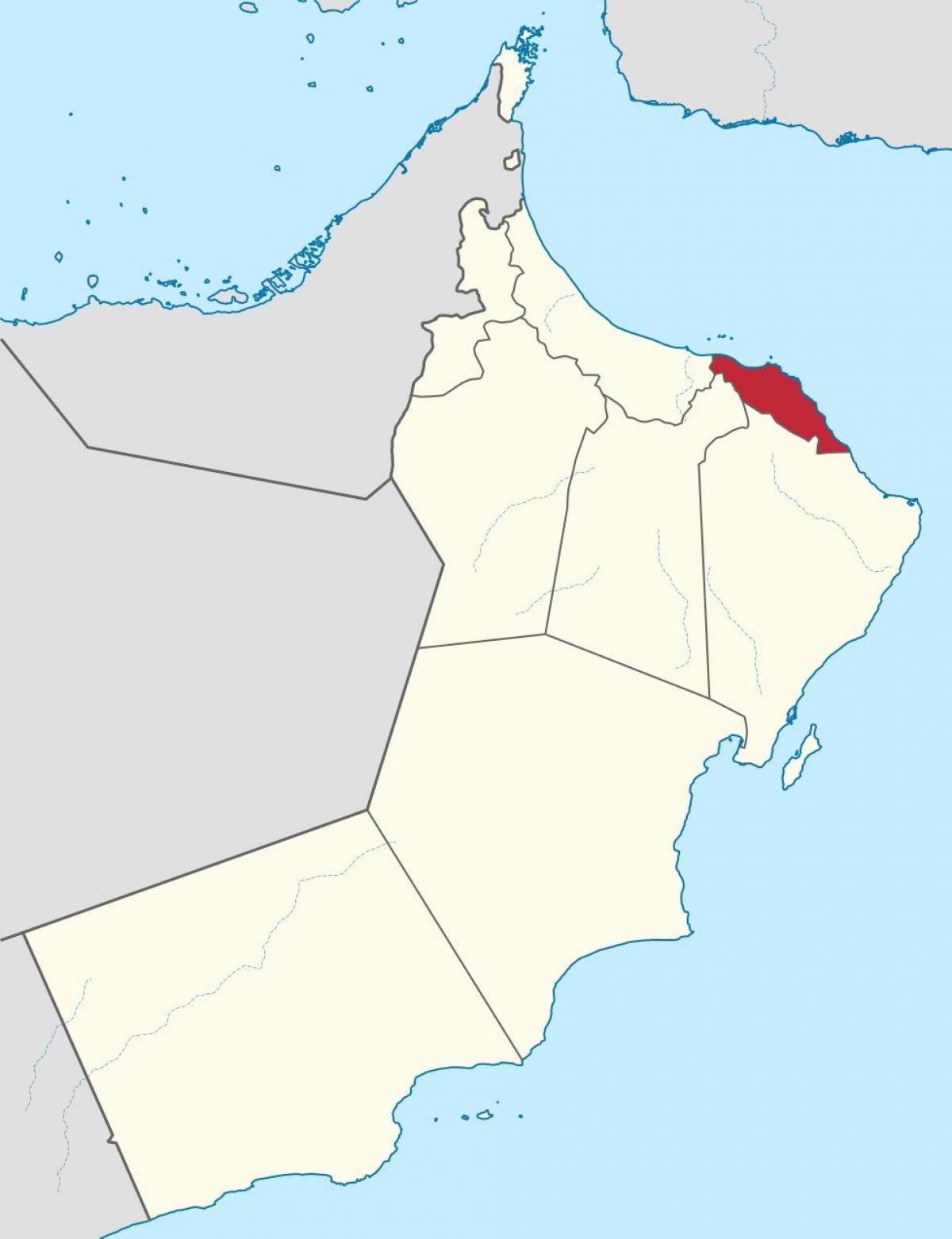 muscat, Oman sulla mappa