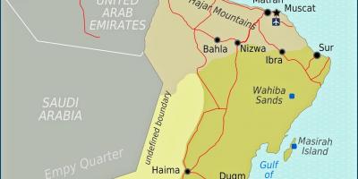 Mappa di duqm Oman
