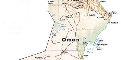 Oman paese mappa